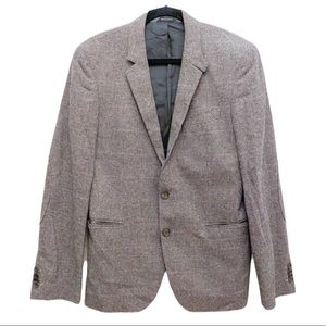 Hugo Boss Rhett1 Houndstooth Plaid Wool Blazer Sport Coat Suit Jacket Size 40R
